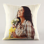 Personalised Cool Yellow LED Cushion