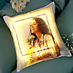 Personalised Cool Yellow LED Cushion