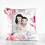 Personalised Love Affair LED Cushion- Hand Delivery