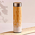 Personalised Bamboo Flask With Tea Strainer