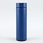 Personalised Blue LED Temperature Bottle