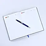 Personalised Blue Notebook & Pen Combo