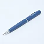 Personalised Blue Notebook & Pen Combo