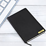 Personalised Black Notebook