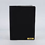 Personalised Black Notebook