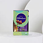 Cute Teddy N Small Cadbury Celebrations Box
