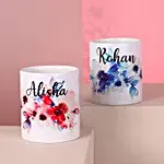 Personalisd Name Couple Mugs