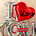 I Love You Balloon Bouquet Surprise
