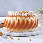 Crunchy Butterscotch Eggless Cream Cake- Half Kg