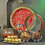 Karwa Chauth Thali N Goodies Gift Hamper