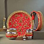 Karwa Chauth Thali N Goodies Gift Hamper