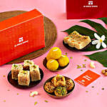Golden Diwali Sweets Box