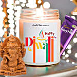 Cupcake Scented Candle & Ganesha Diwali Gift