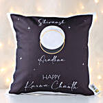 Personalised Karwa Chauth LED Cushion