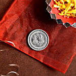 Happy Diwali Swastika N Coin Combo- 925 Silver