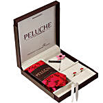 Peluche Party Red Tie & Cuflink Gift Box