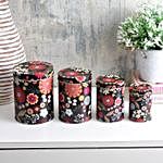 Home Decor Floral Storage Tins