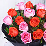 Personalised Couple Love Bouquet & Sumptuous Cake