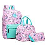 Clouds & Unicorns School Backpack Set
