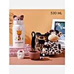 Cute Giraffe Water Bottle With Matching Cover
