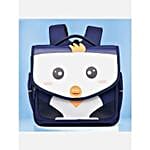 Cute Penguin Toddler Backpack- Blue
