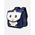 Cute Penguin Toddler Backpack- Blue