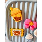 Marigold Movable Trinkets Kids Backpack- Blue