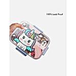 Pink  Color Unicorn Insulated Lunch Box