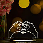 Love Radiance Personalised Heart LED Lamp