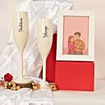 Personalised Champange Couple Gift Box