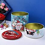 Christmas Joy Storage Box- Blue