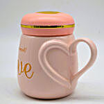 Heart Handle Love Coffee Mug