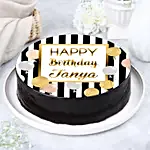 Birthday Special Chocolate Photo Cake- Half Kg