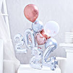 New Year Balloon Bouquet- Rose Gold