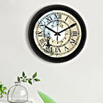 Elegance Personified Black Wall Clock
