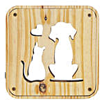 Forever Dog & Cat Love Table Lamp