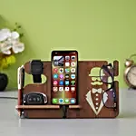Multiutility Desk Organiser- Brown