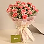 Blush of Love Carnation Bouquet