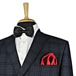 Kavove Floral Red Tie & Pocket Square Set