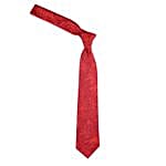 Kavove Floral Red Tie & Pocket Square Set