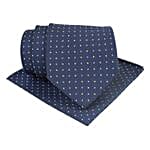 Kavove Refreshing Blue Polka Dot Tie Gift Combo