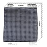 Kavove Silver Suave Tie & Pocket Square Set