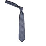 Kavove Silver Suave Tie & Pocket Square Set