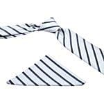 Kavove Dashing Stripes Tie & Pocket Square Set