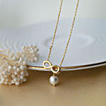 Manash Infinity Pearl Chain Necklace