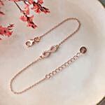 Manash Infinity Chain Bracelet Rose Gold