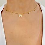 Delicate Baguette Choker Necklace