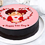 Sweet Kisses Chocolate Photo Cake 2 Kg