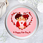 Sweet Kisses Chocolate Photo Cake 2 Kg