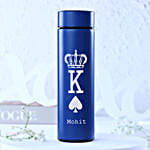 Personalised Bottle & Valentine Rose Combo